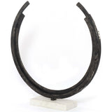 Balceta Circular Sculpture, White Marble - Accessories - High Fashion Home