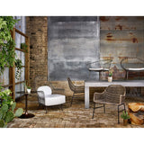 Bandera Outdoor Club Chair, Distressed Grey - Furniture - Chairs - High Fashion Home