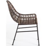 Bandera Outdoor Low Arm Dining Chair - Furniture - Dining - High Fashion Home