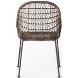 Bandera Outdoor Low Arm Dining Chair - Furniture - Dining - High Fashion Home