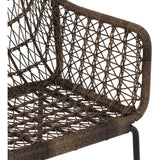 Bandera Outdoor Woven Bar Stool - Furniture - Dining - High Fashion Home
