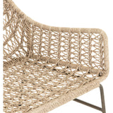 Bandera Outdoor Woven Club Chair, Vintage White - Furniture - Chairs - High Fashion Home