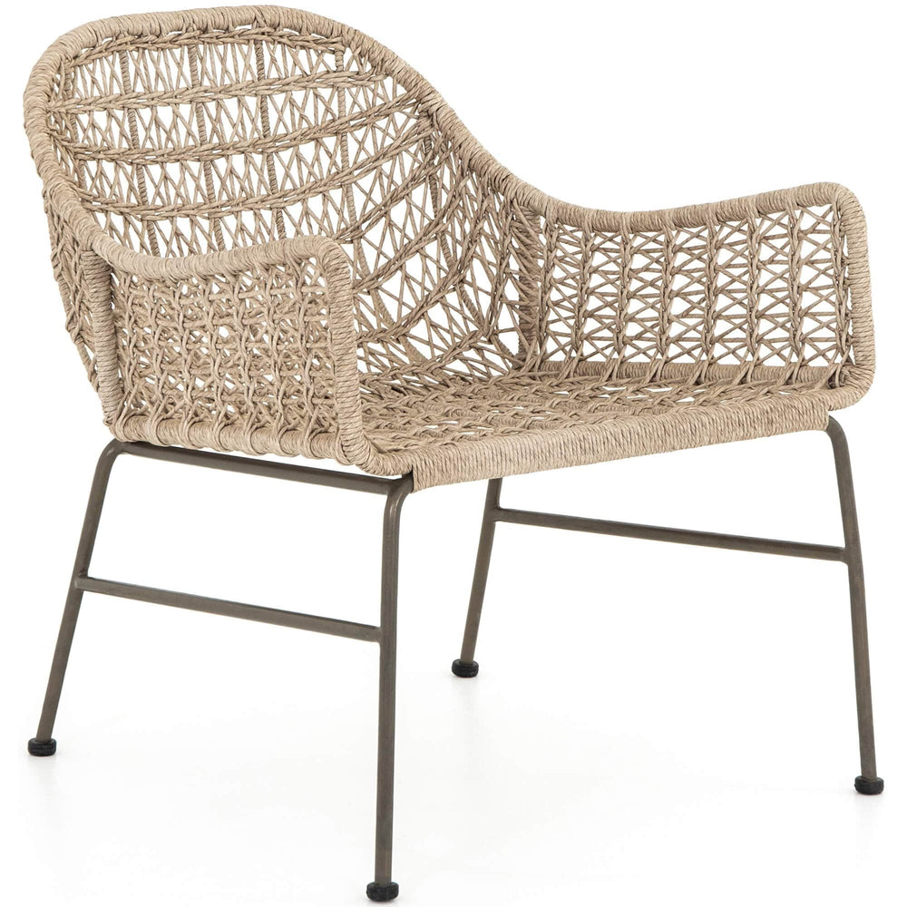 Bandera Outdoor Woven Club Chair, Vintage White - Furniture - Chairs - High Fashion Home