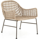 Bandera Outdoor Woven Club Chair, Vintage White - Furniture - Chairs - High Fashion Home