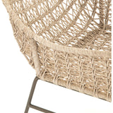 Bandera Outdoor Woven Club Chair, Vintage White - Furniture - Chairs - High Fashion Home