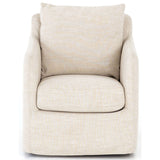 Banks Swivel Chair, Cambric Ivory - 