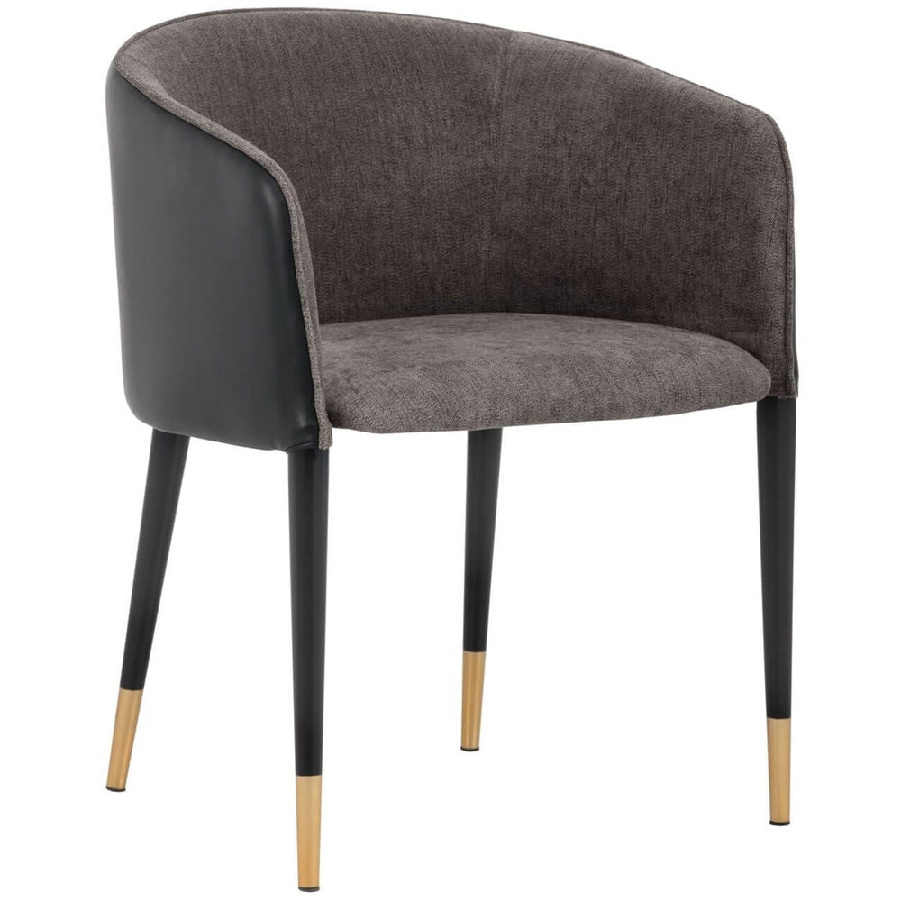 Asher Chair, Sparrow Grey - Modern Furniture - Accent Chairs - High Fashion Home
