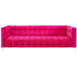 Bea Sofa, Pink - Furniture - Sofas - Fabric 