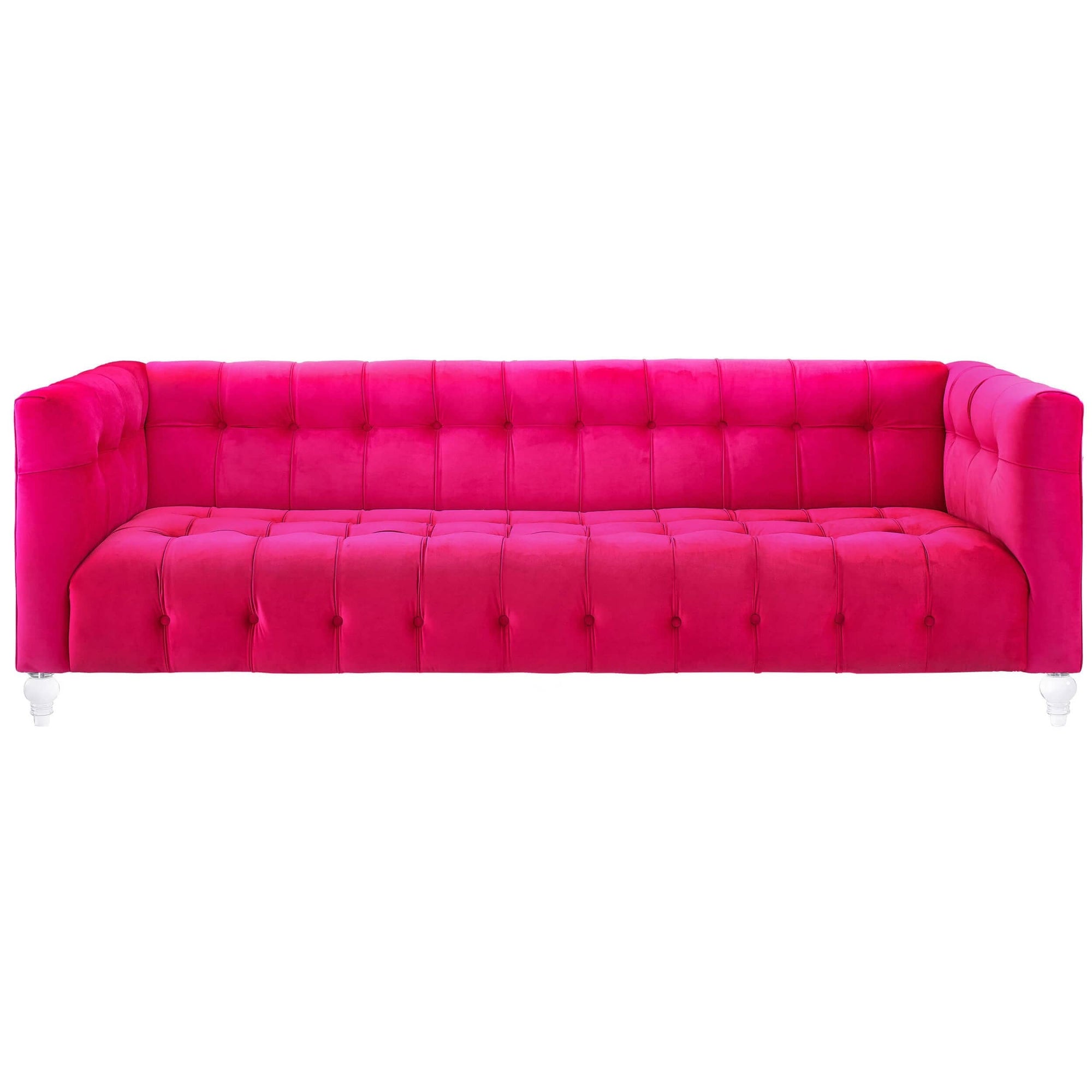 Bea Sofa in Pink | Modern Pink Couch