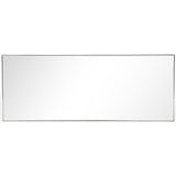 Bellvue Floor Mirror, Shiny Steel - Accessories - High Fashion Home