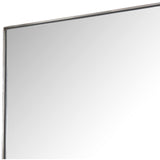 Bellvue Floor Mirror, Shiny Steel - Accessories - High Fashion Home