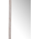 Bellvue Floor Mirror, Shiny Steel - Accessories - High Fashion Home
