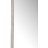Bellvue Floor Mirror, Shiny Steel - Accessories - High Fashion Home