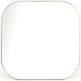 Bellvue Square Mirror, Polished Brass - Accessories - High Fashion Home