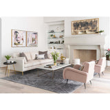 Skyy Coffee Table, White - Modern Furniture - Coffee Tables - High Fashion Home