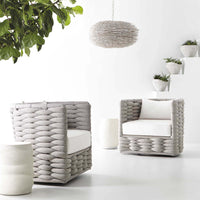 Wailea Outdoor Swivel Chair, 6048-000-Furniture - Chairs-High Fashion Home