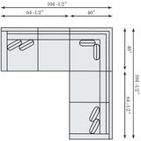 Kelsey Sectional 2 Piece-Furniture - Sofas-High Fashion Home