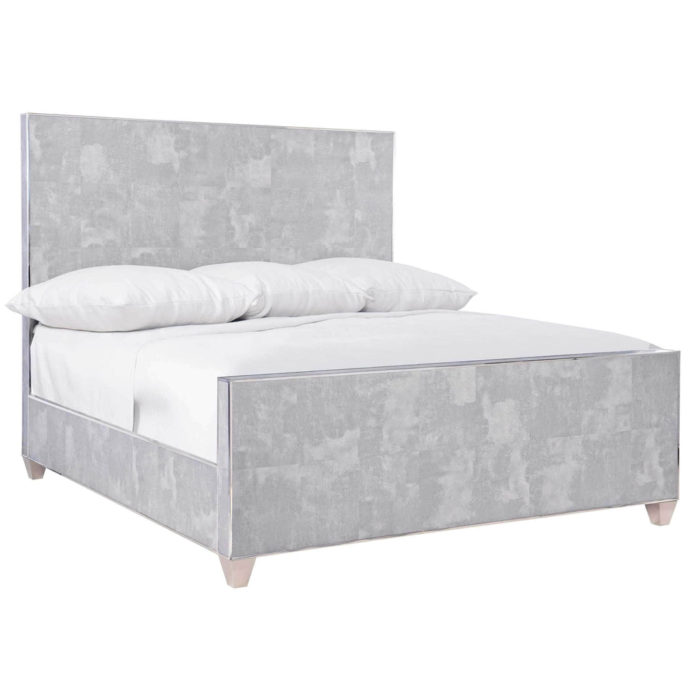 Madora Faux Vellum Bed King-Furniture - Bedroom-High Fashion Home