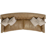 Candace Leather Sofa, 333-020-Furniture - Sofas-High Fashion Home