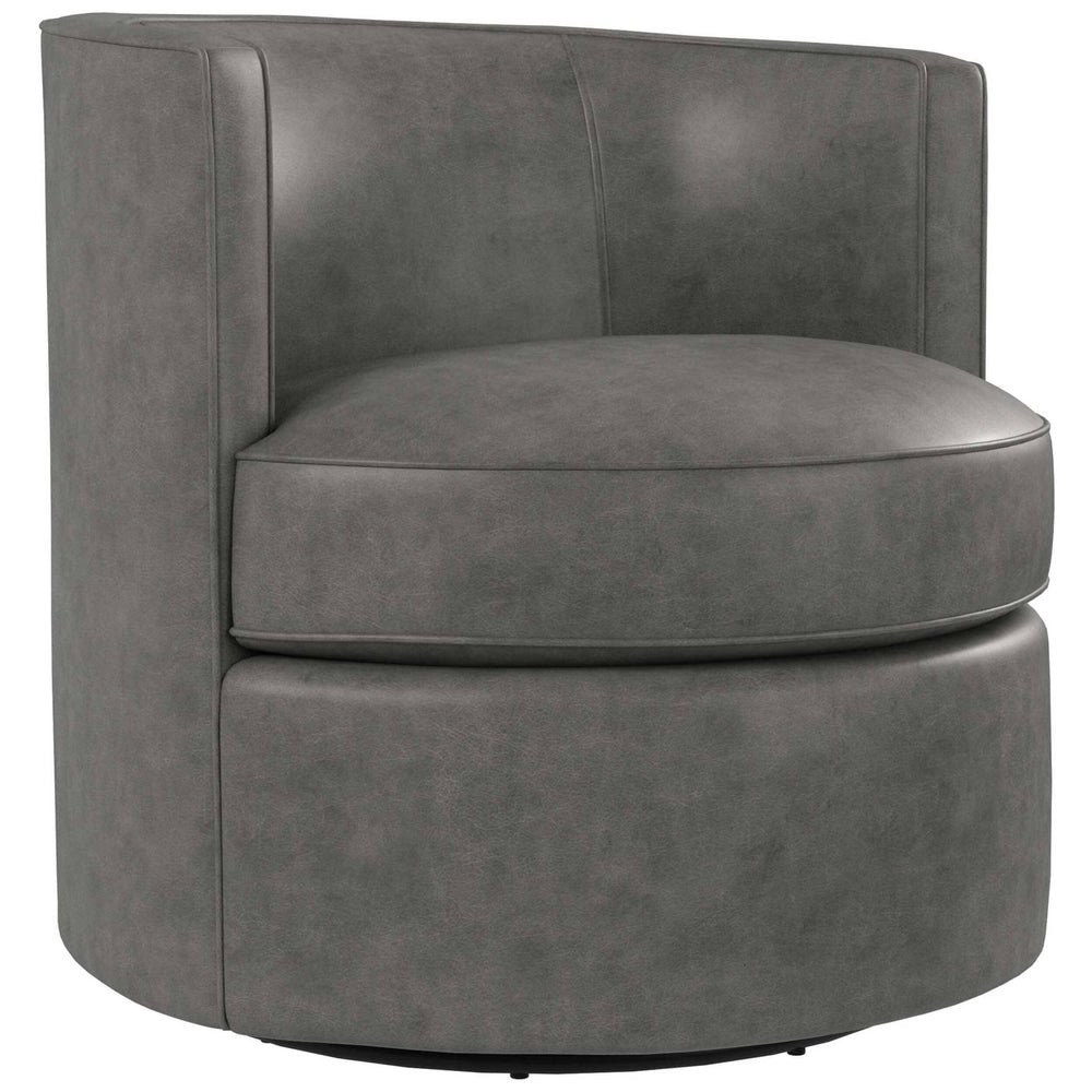 Fleur Leather Swivel Chair-High Fashion Home