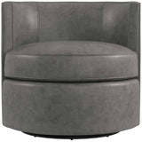 Fleur Leather Swivel Chair-High Fashion Home