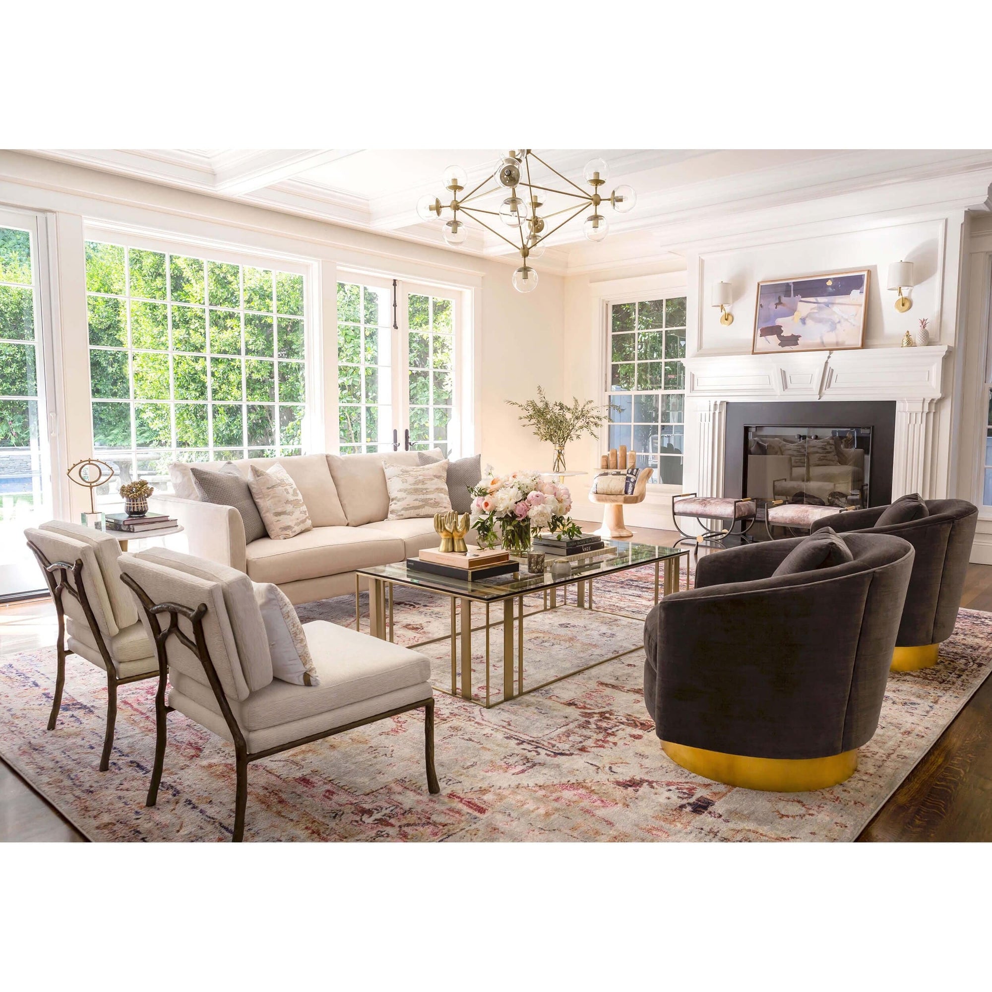 Buddha Chair \u0026 Comfortable Accent Chair – High Fashion Home, image size:2000x2000