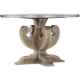 Boheme Ascension Zinc Round Dining Table - Modern Furniture - Dining Table - High Fashion Home
