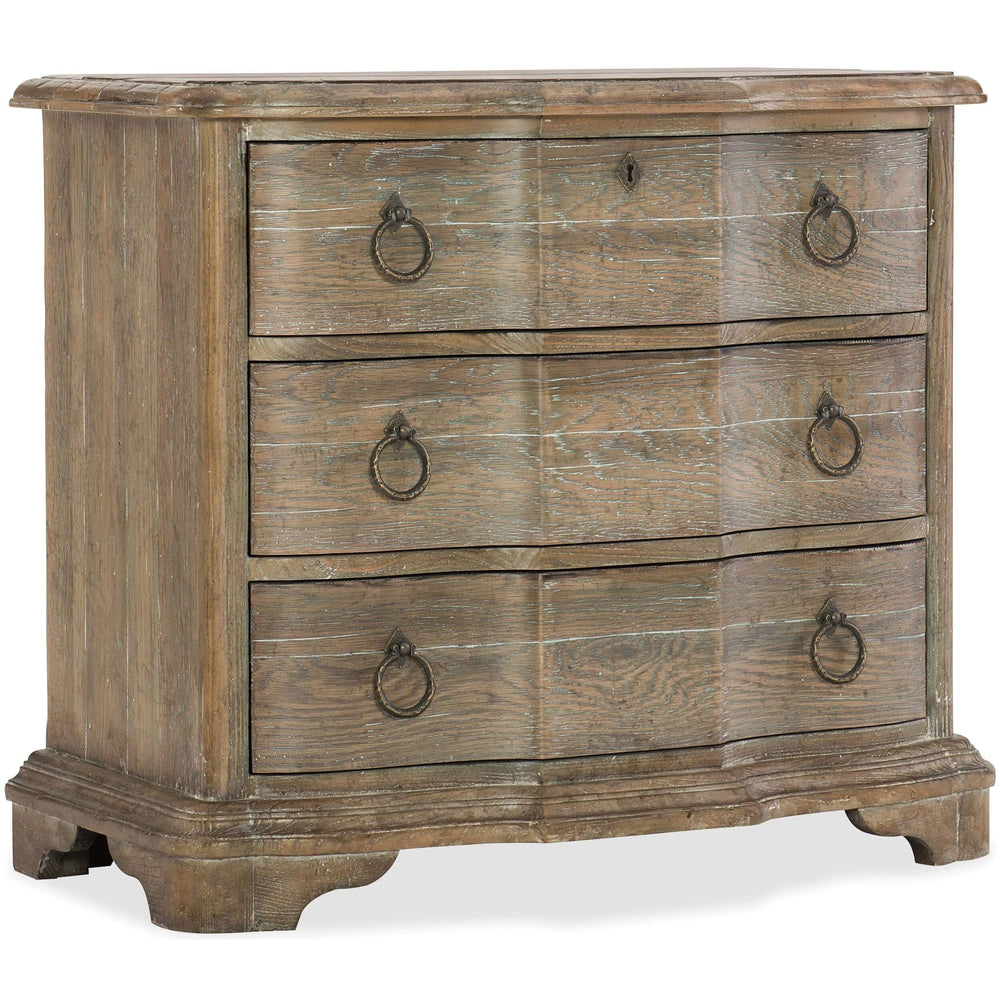 Boheme Bastogne Three Drawer Nightstand - Furniture - Bedroom - High Fashion Home