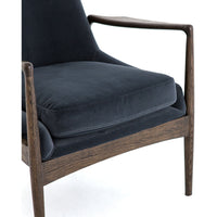 Braden Chair, Modern Velvet Shadow - Modern Furniture - Accent Chairs - High Fashion Home