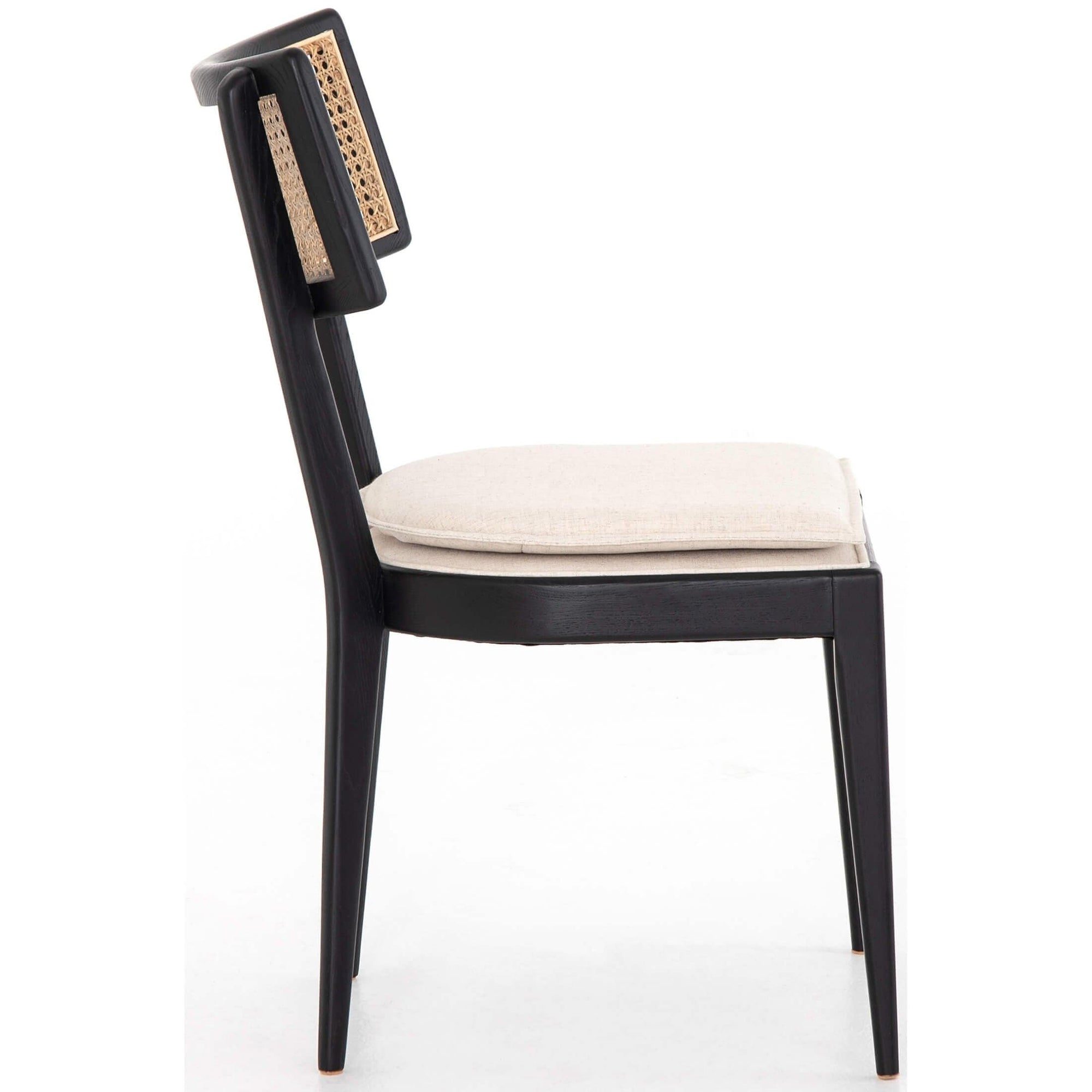 Britt Dining Chair Brushed Ebony Set of 2 High Fashion Home