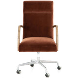 Bryson Desk Chair, Burnt Auburn - Furniture - Office - High Fashion Home