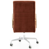 Bryson Desk Chair, Burnt Auburn - Furniture - Office - High Fashion Home