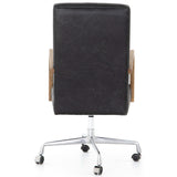 Bryson Leather Desk Chair, Durange Smoke - Furniture - Office - High Fashion Home