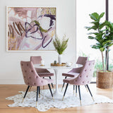 Piccolo Dining Chair, Pink (Set of 2) - Furniture - Chairs - High Fashion Home