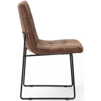 Camile Dining Chair, Vintage Tobacco - Furniture - Dining - High Fashion Home