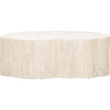 Camilla Fossilized Clam Coffee Table - Modern Furniture - Coffee Tables - High Fashion Home