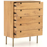 Carlisle 5 Drawer Dresser - Furniture - Bedroom - High Fashion Home