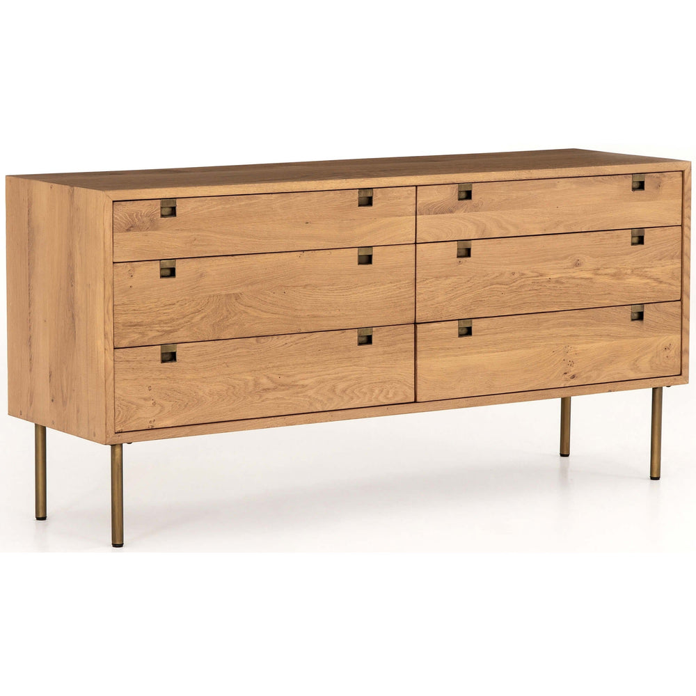 Carlisle 6 Drawer Dresser - Furniture - Bedroom - High Fashion Home