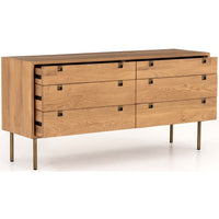 Carlisle 6 Drawer Dresser - Furniture - Bedroom - High Fashion Home