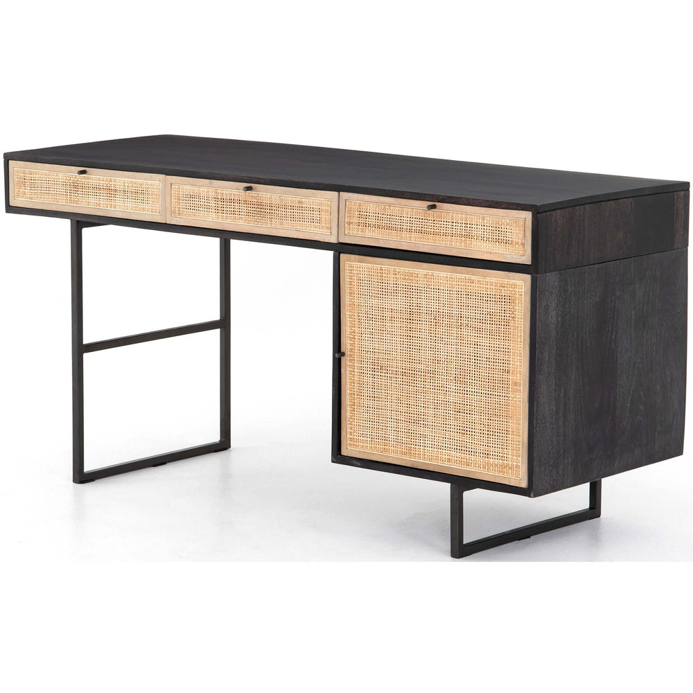 Carmel Desk, Black - Furniture - Office - High Fashion Home
