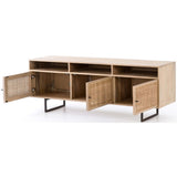 Carmel Media Console, Natural - Furniture - Accent Tables - High Fashion Home