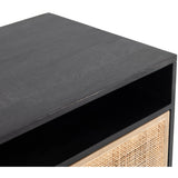 Carmel Media Console, Black - Furniture - Accent Tables - High Fashion Home