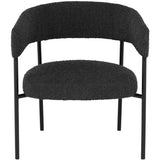 Cassia Chair, Licorice Boucle-Furniture - Chairs-High Fashion Home