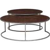 Catalina Nesting Coffee Table, Antique Copper - Modern Furniture - Coffee Tables - High Fashion Home