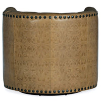 Lennox Leather Swivel Chair-Furniture - Chairs-High Fashion Home