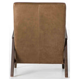 Chance Leather Chair, Warm Taupe Dakota - Modern Furniture - Accent Chairs - High Fashion Home