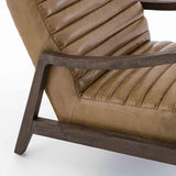 Chance Leather Chair, Warm Taupe Dakota - Modern Furniture - Accent Chairs - High Fashion Home