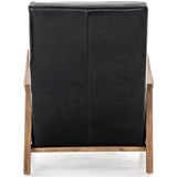 Chance Leather Recliner, Dakota Black - Modern Furniture - Accent Chairs - High Fashion Home
