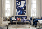 Indigo Bloom Framed - Accessories Artwork - High Fashion Home
