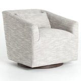 York Swivel Chair, Monterry Pebble - Modern Furniture - Accent Chairs - High Fashion Home